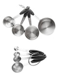 Black measuring cups and spoons set - British product