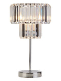 Searchlight Tara Chrome table lamp 37.5cm (British brand)