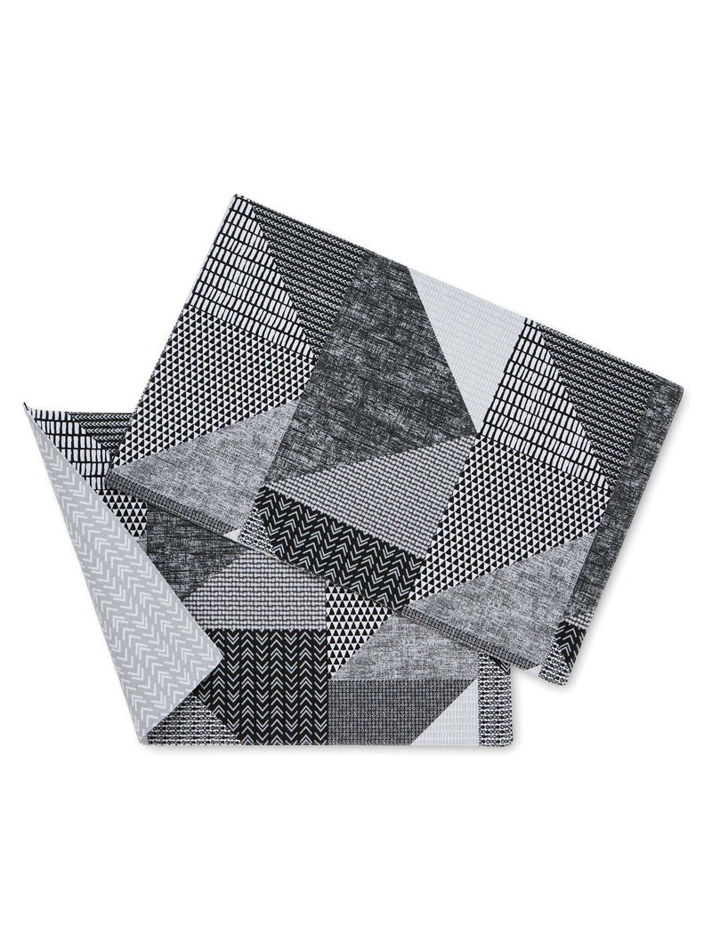 Catherine Lansfield grey Larsson Geo placemats set of 2 - British product