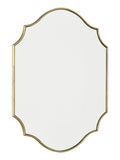 Dar Lighting Gold Charlotte Rectangle Mirror 70cm x 50cm - British product