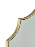 Dar Lighting Gold Charlotte Rectangle Mirror 70cm x 50cm - British product