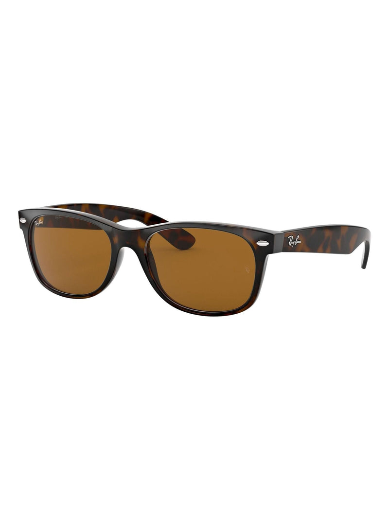 Ray-Ban New Wayfarer Classic sunglasses Havana Brown, imported from the UK
