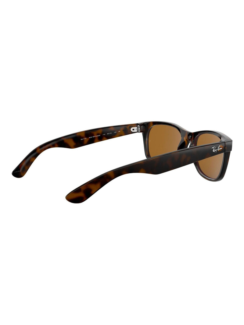 Ray-Ban New Wayfarer Classic sunglasses Havana Brown, imported from the UK