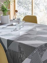 Next Catherine Lansfield Grey Larsson Geo 100% Cotton Table Cloth- Buy online at McGrocer
