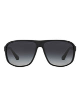 Next Emporio Armani Black Rubber Sunglasses- Buy online at McGrocer