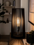 Black Brooklyn table lamp 35cm height, imported from the UK