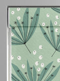 MissPrint Green Wildflower Roman blind, imported from the UK