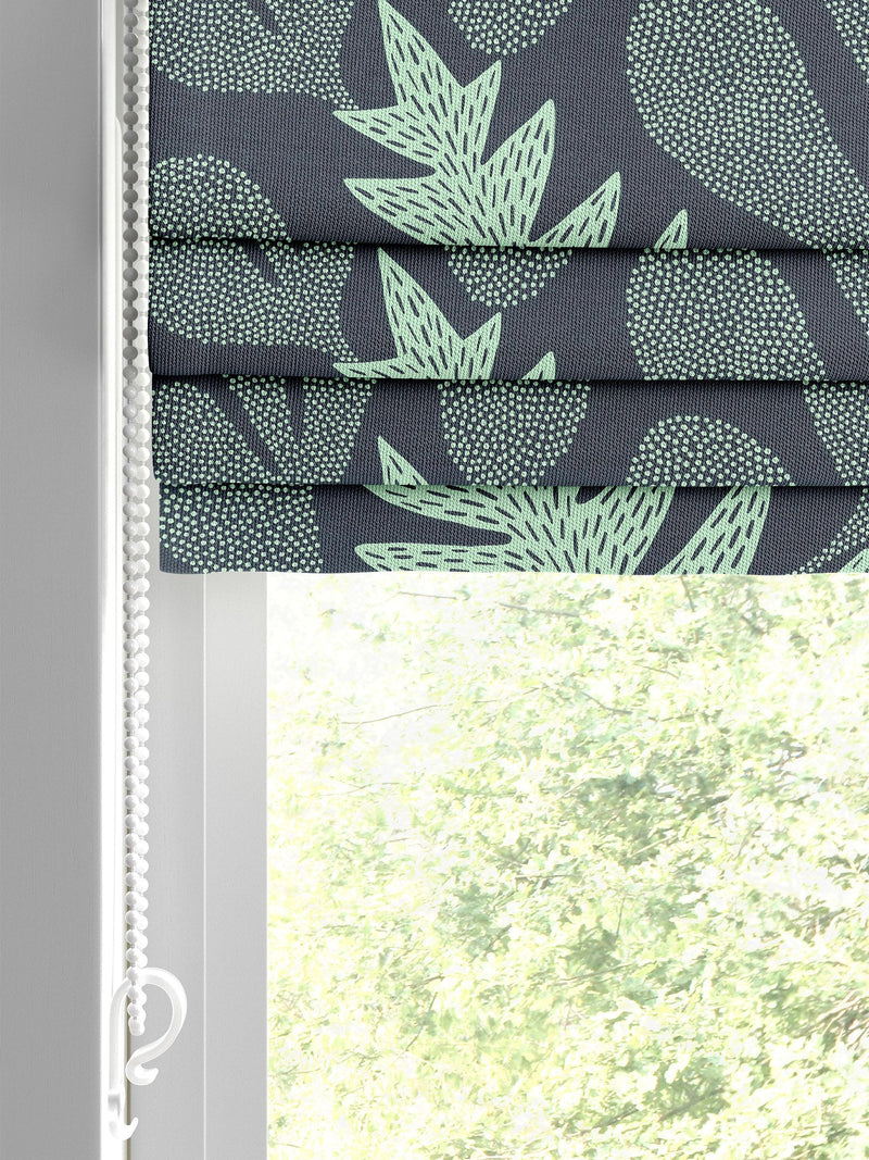 MissPrint Deep Sea roman blind, made to measure (British brand)