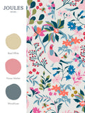 Joules floral wallpaper antique creme fields edge - British brand