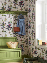 Next Joules Dawn Grey Woodland Scene Wallpaper- Buy online at McGrocer