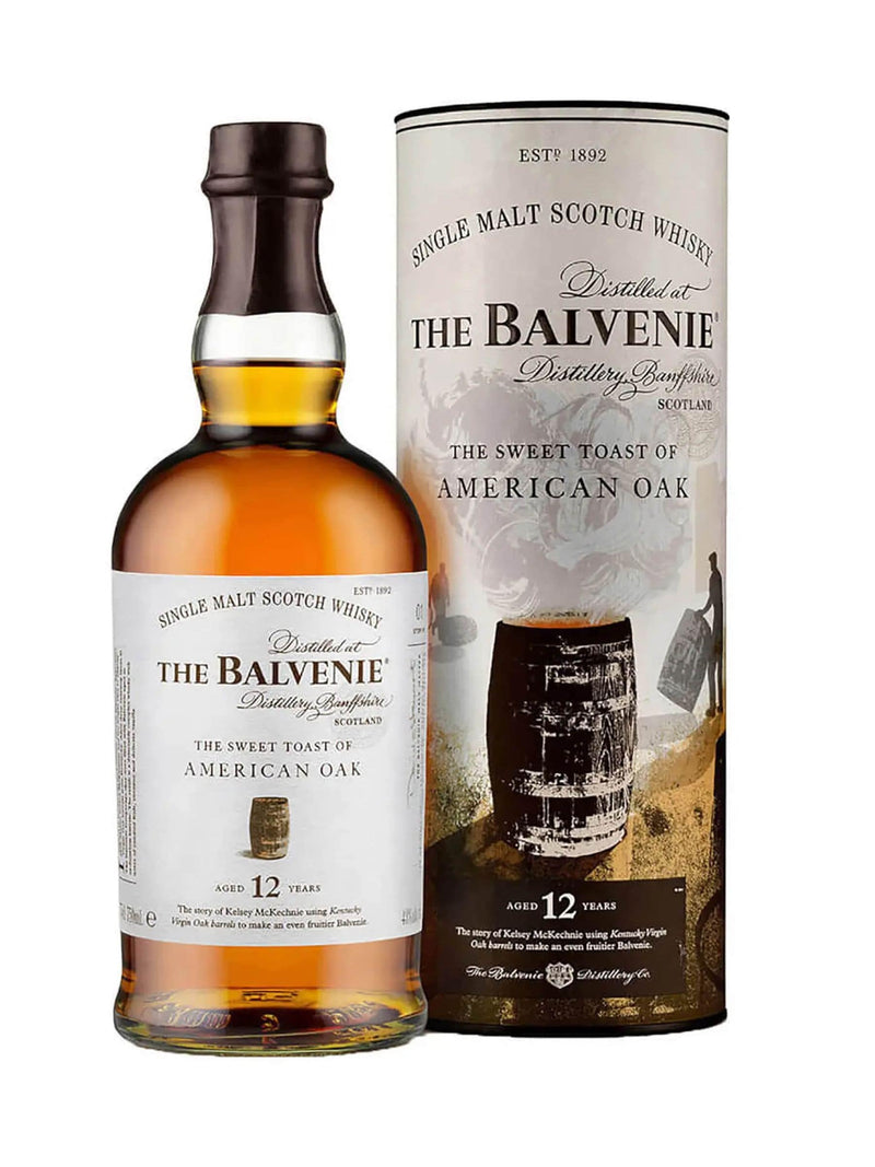 The Balvenie 12 Year Old single malt whisky 70cl (British brand)