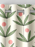 MissPrint Glades Palm Tree made to measure curtains, UK version