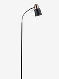 Dar Lighting James floor lamp matt black with copper accents - British product