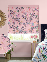 Next Sara Miller Soft Pink 100% Cotton Made to Measure Roman Blind- Buy online at McGrocer