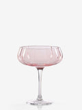 Ottilie pink coupe glasses set of 2 (British brand)