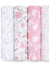 Next aden + anais Ma Fleur Large Muslin Blankets 4 Pack- Buy online at McGrocer