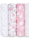 aden anais Ma Fleur muslin blankets 4 pack large, imported from the UK