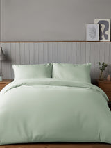 Silentnight Sage Green Supersoft Duvet Cover and Pillowcase Set