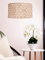 Next BHS Cream Large Macramé 100% Cotton Ceiling Light Shade- Buy online at McGrocer