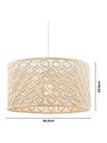 BHS cream macramé large ceiling light shade, UK version