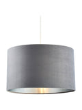 BHS grey velvet shade ceiling light 40cm, imported from the UK