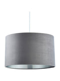BHS grey velvet shade ceiling light 40cm, imported from the UK