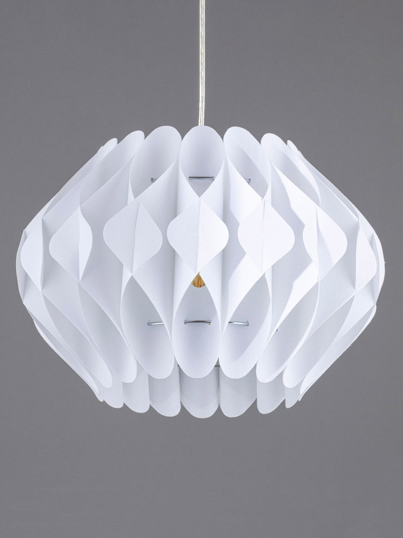 BHS white Landon easy fit ceiling light 40cm, imported from the UK