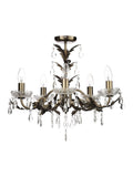 BHS Brass Paisley flush chandelier - British product
