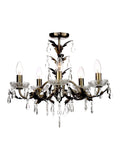 BHS Brass Paisley flush chandelier - British product
