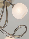 BHS brass Soni 3-light flush ceiling light - British product