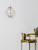 Next BHS Silver Lisa Easy Fit Shade Flush Ceiling Light 26cm Diameter- Buy online at McGrocer