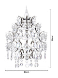 BHS Silver Lisa flush ceiling light, imported from the UK