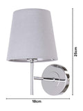 BHS Chrome Mira Wall Light - British product