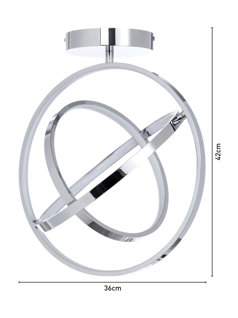 BHS orbital LED ceiling light 42cm, imported from the UK