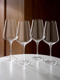 Belgravia clear red wine glasses set of 4 (British brand)