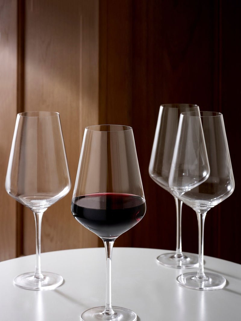 Belgravia Clear Crystal White Wine Glasses Set of 4