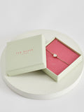 Ted Baker heart crystal adjustable bracelet rose gold (British brand)