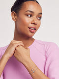 Ted Baker heart crystal adjustable bracelet rose gold (British brand)