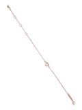 Ted Baker heart crystal adjustable bracelet rose gold (British brand)
