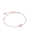 Ted Baker heart crystal adjustable bracelet rose gold (British brand)
