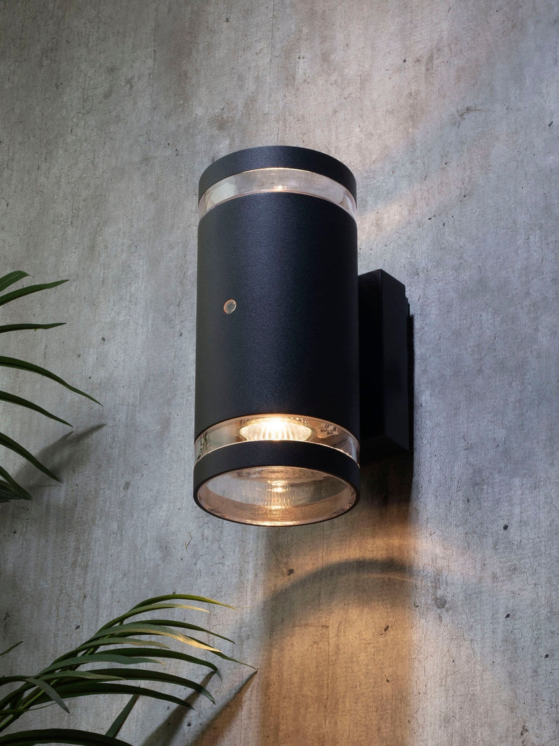 BHS Lens 2 outdoor wall light with photocell sensor - British product