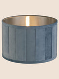 Searchlight turquoise velvet easy fit shade ceiling light, UK version