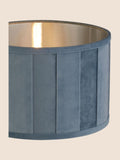 Searchlight turquoise velvet easy fit shade ceiling light, UK version
