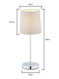 BHS grey touch stick table lamp, UK version