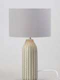BHS Quentin table lamp grey finish - British product