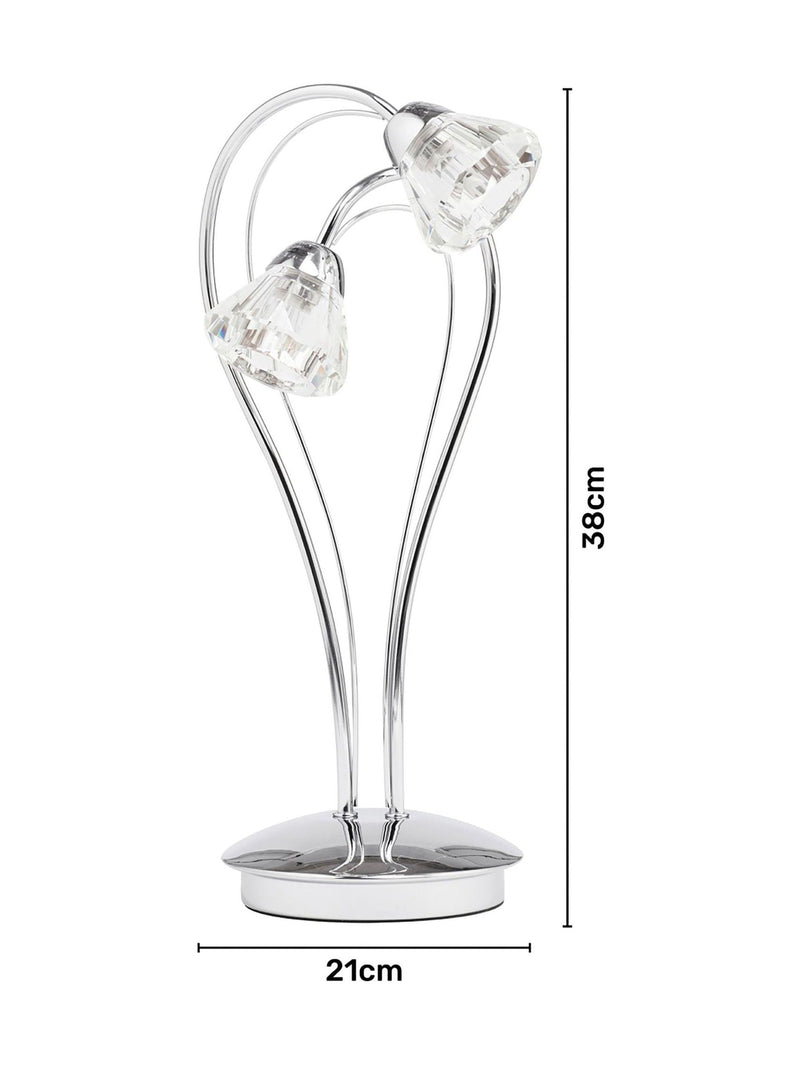 BHS Silver Marianne table lamp (British brand)