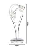 BHS Silver Marianne table lamp (British brand)