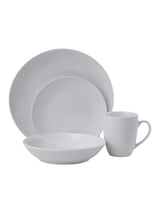 Next Premier Essentials White Porcelain 16 Piece Dinner Set- Buy online at McGrocer
