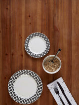 Next Interiors by Premier Avie Windmill White Dinner Set 12 Piece- Buy online at McGrocer