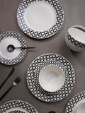 Interiors by Premier Avie Windmill white dinner set 12 piece, UK version